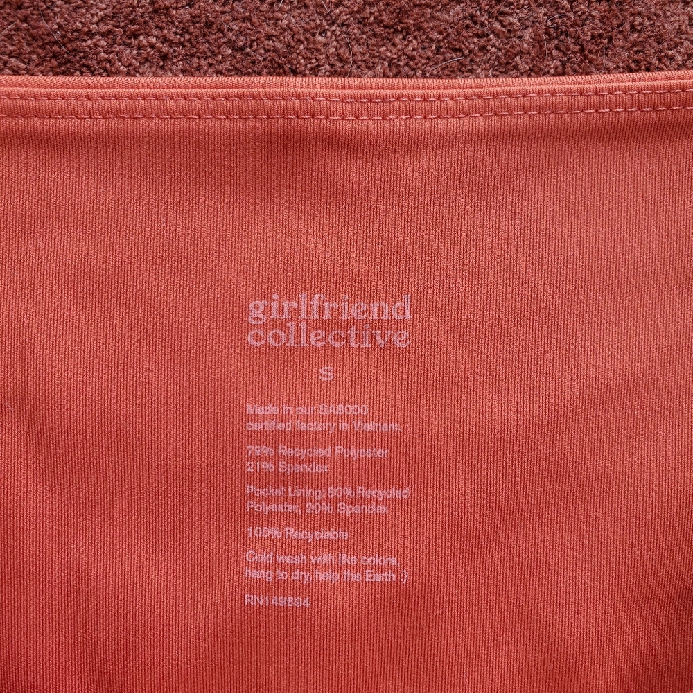 NWT Girlfriend Collective Compressive Pocket Legging in Tart - Picture 4 of 12